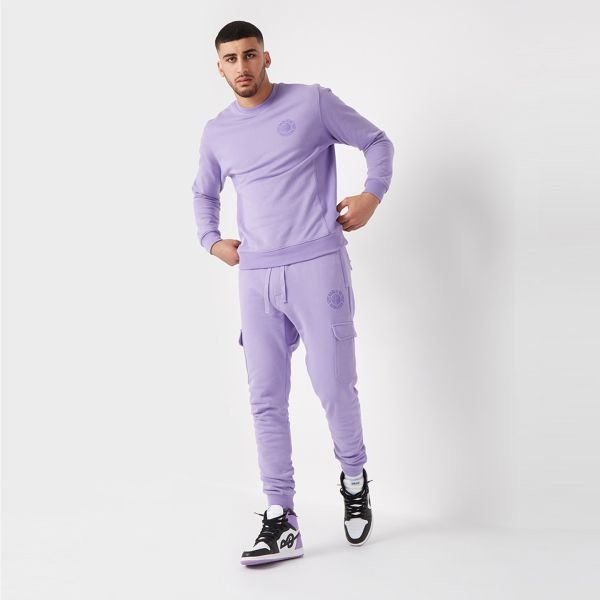 Banlieue Tonal Sweater Paars