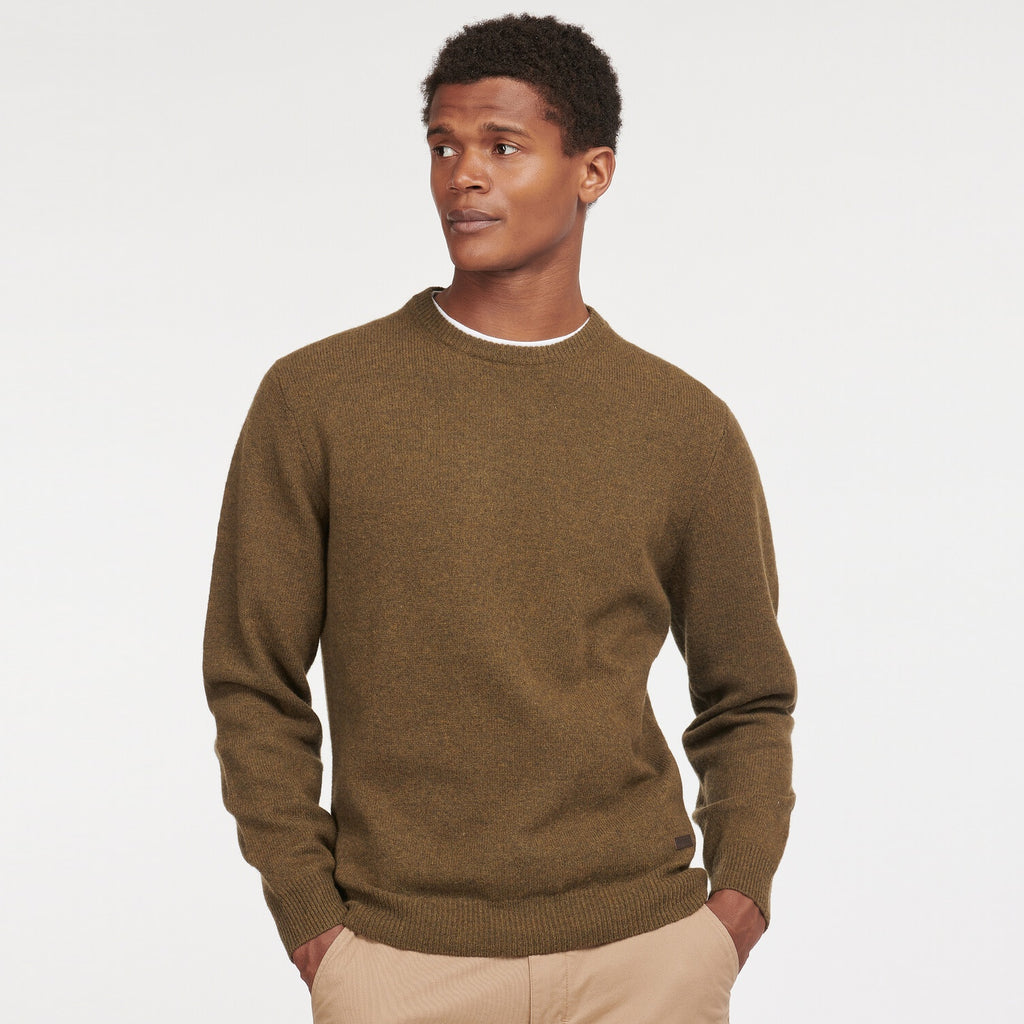 Barbour Essential Patch Sweater Donker Groen