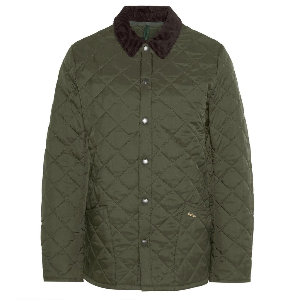 Barbour Heritage Liddesdale Quilted Jas Donker Groen