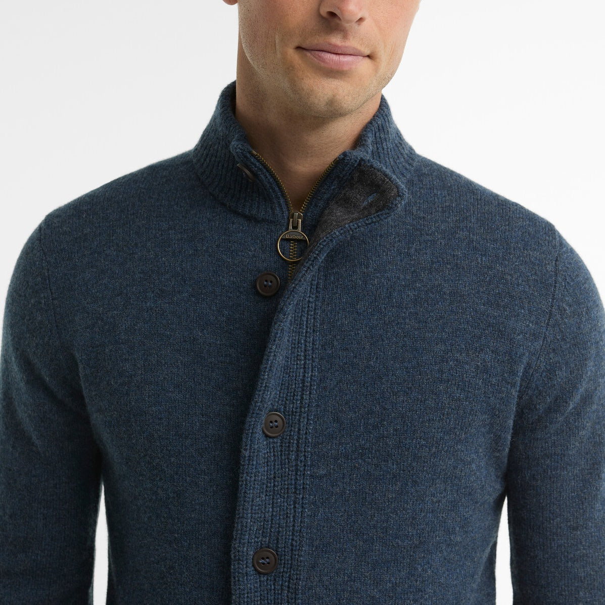 Barbour Essential Patch Vest Donker Blauw