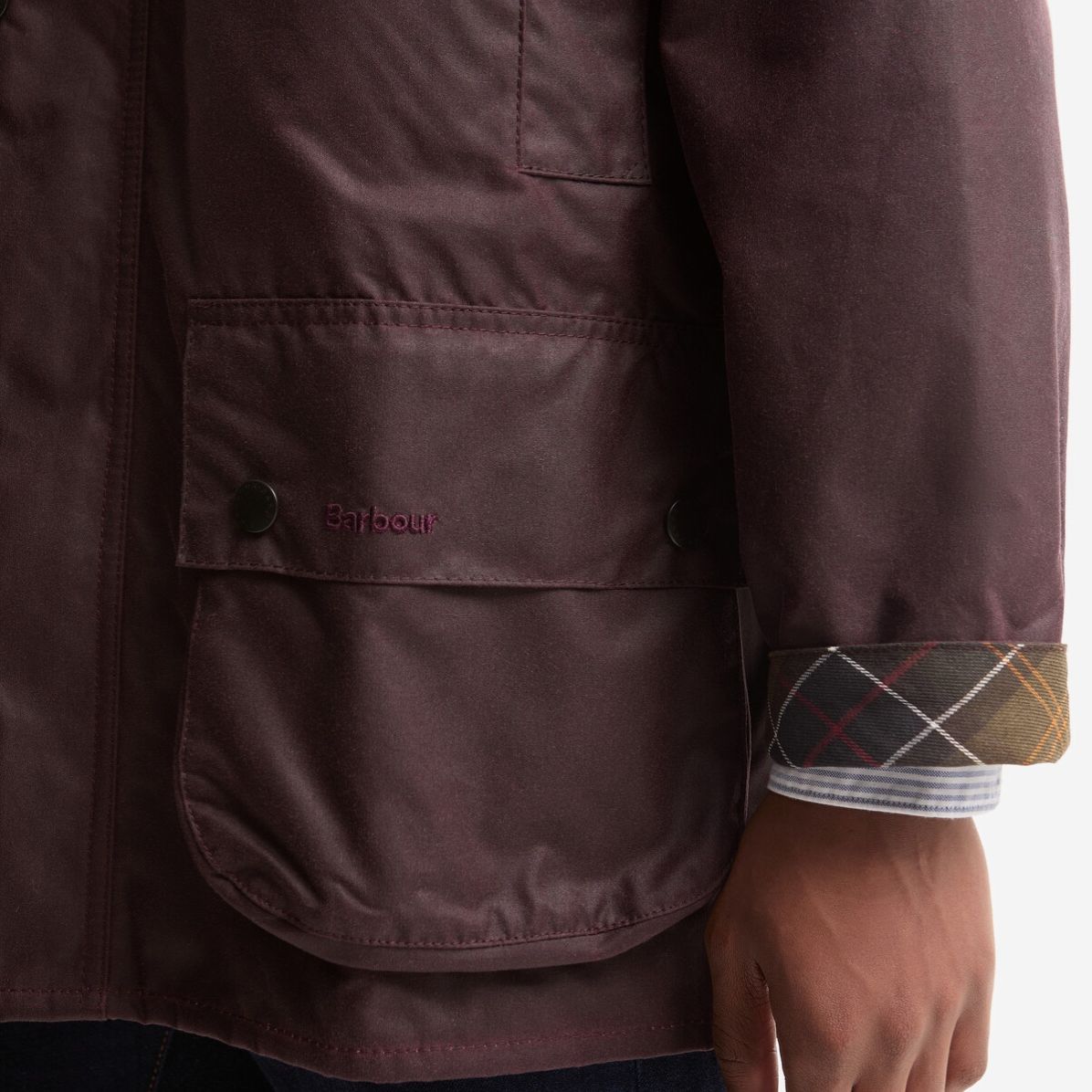 Barbour Icons Beaufort Wax Jas Bordeaux