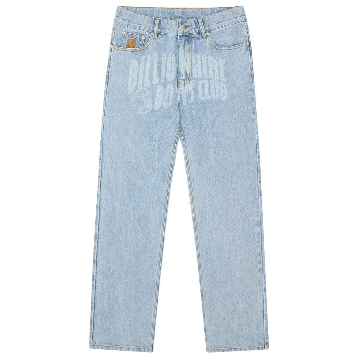 Billionaire Boys Club Faded Arch Logo Jeans Licht Blauw