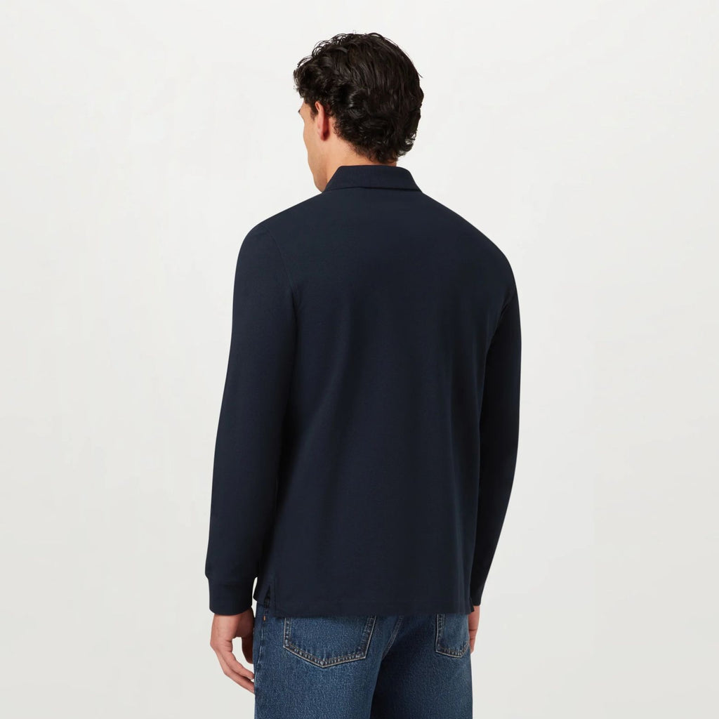 Belstaff Longsleeve Polo Navy