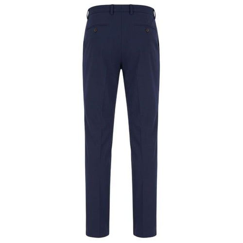Berwich Negroni FF Linnen Chino Navy