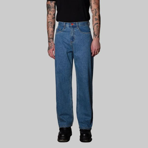BeWider Super Loose Jeans Blauw