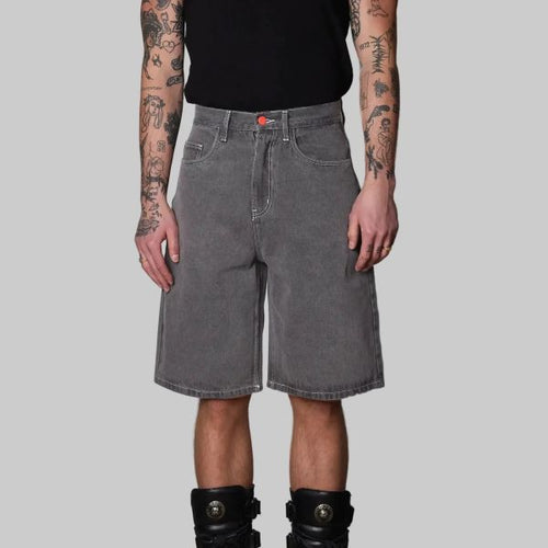 BeWider Super Loose Korte Broek Grijs