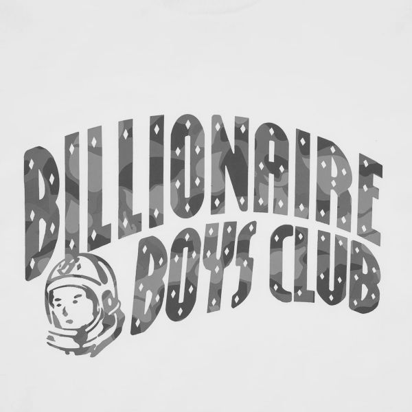 Billionaire Boys Club Camo Arch Logo T-shirt Wit