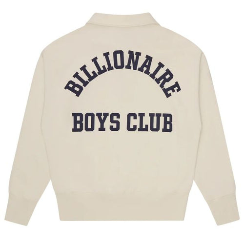 Billionaire Boys Club Mascot Quarter Zip Sweater Off White