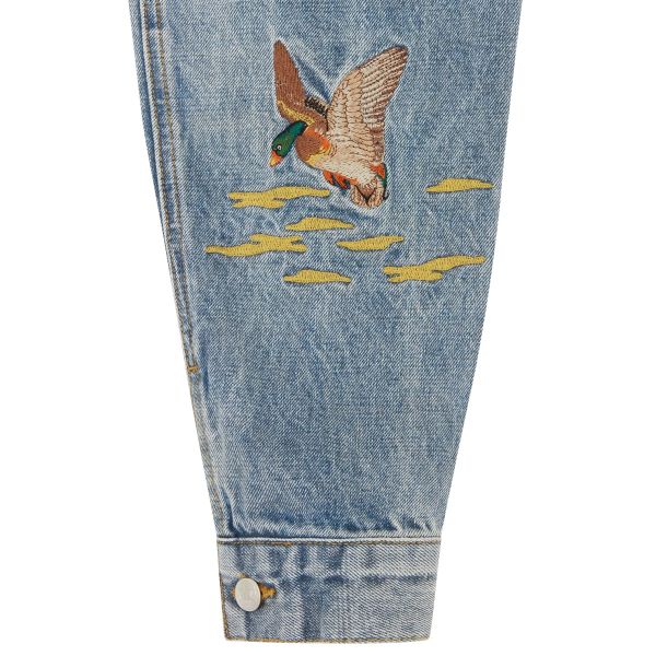 Billionaire Boys Club Duck Embroidered Spijkerjas Blauw