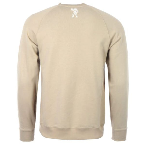 Billionaire Boys Club Embroidered Serif Logo Sweater Beige