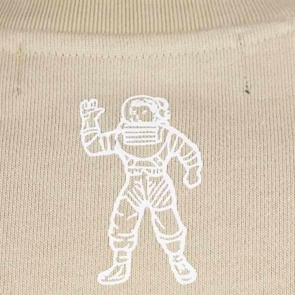 Billionaire Boys Club Embroidered Serif Logo Sweater Beige