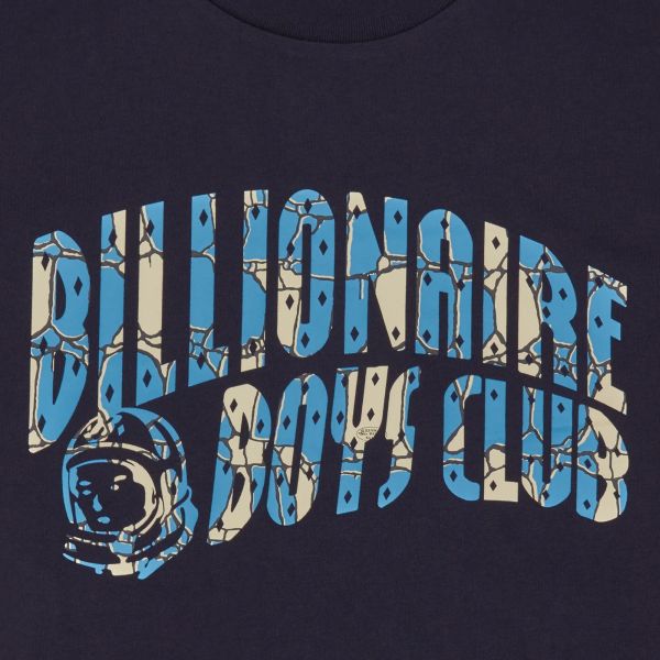 Billionaire Boys Club Gator Camo Arch Logo T-shirt Navy
