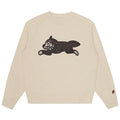 Icecream Woodgrain Running Dog Sweater Off White