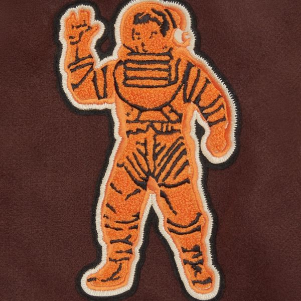 Billionaire Boys Club Leather Sleeve Galaxy Varsity Jack Bruin