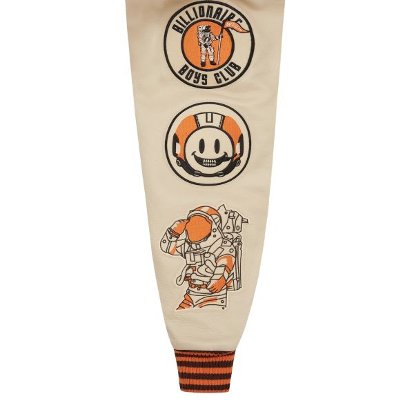 Billionaire Boys Club Leather Sleeve Galaxy Varsity Jack Bruin