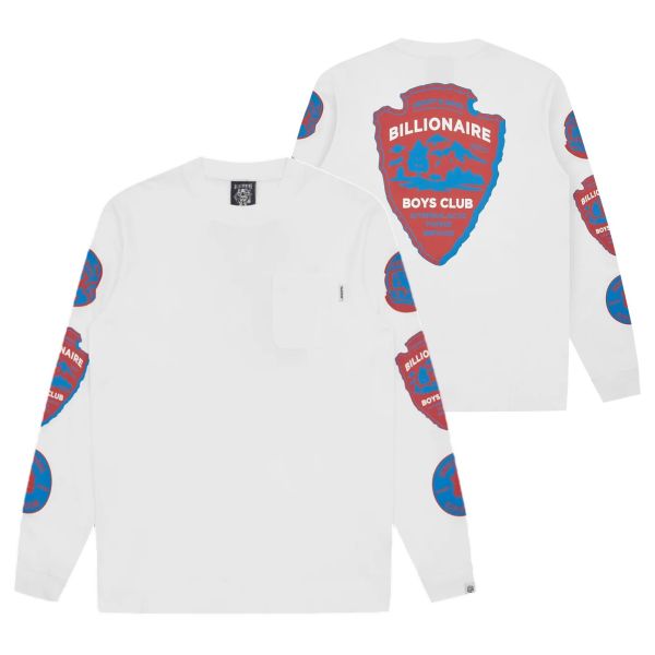 Billionaire Boys Club Parks Longsleeve T-shirt Wit