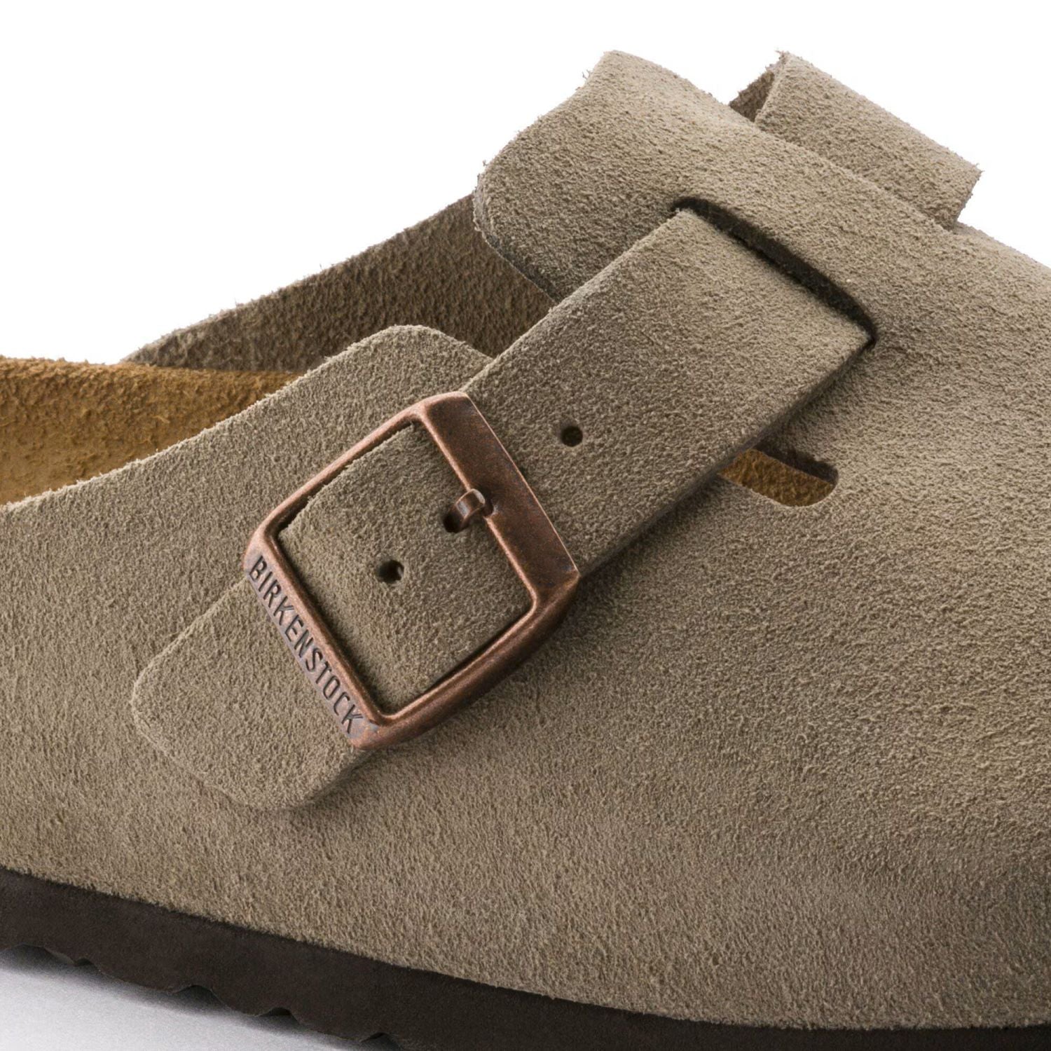 Birkenstock Boston Soft Regular Pantoffel Beige
