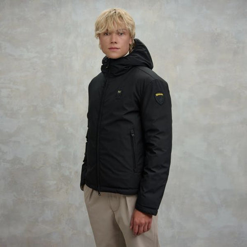 Blauer Ballard Jas Zwart