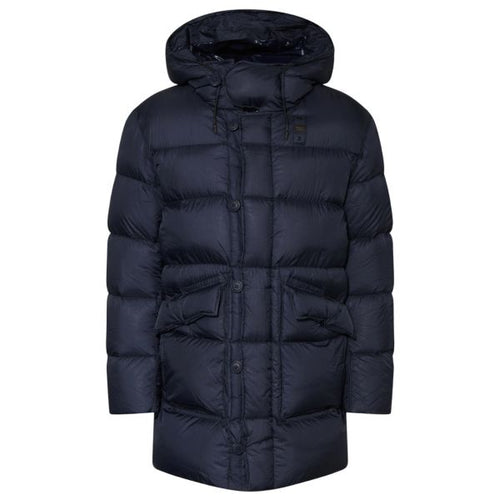 Blauer Basto Long Down Jas Navy