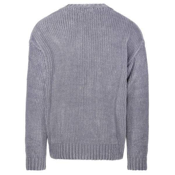 Bonsai Chenille Knit Sweater Grijs