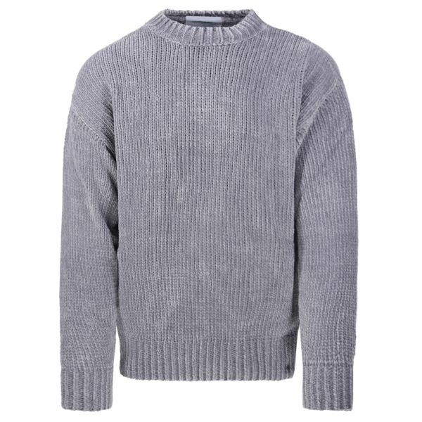 Bonsai Chenille Knit Sweater Grijs