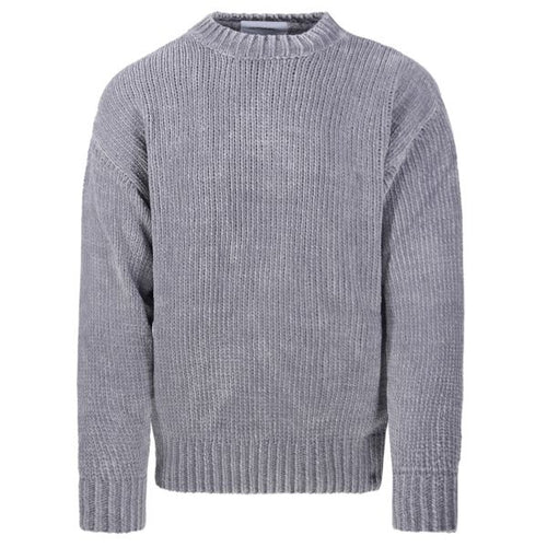 Bonsai Chenille Knit Sweater Grijs