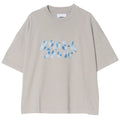 Bonsai Oversized Printed Graphic T-shirt Grijs