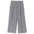 Bonsai Wool Super Loose Broek Grijs