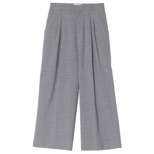 Bonsai Wool Super Loose Broek Grijs