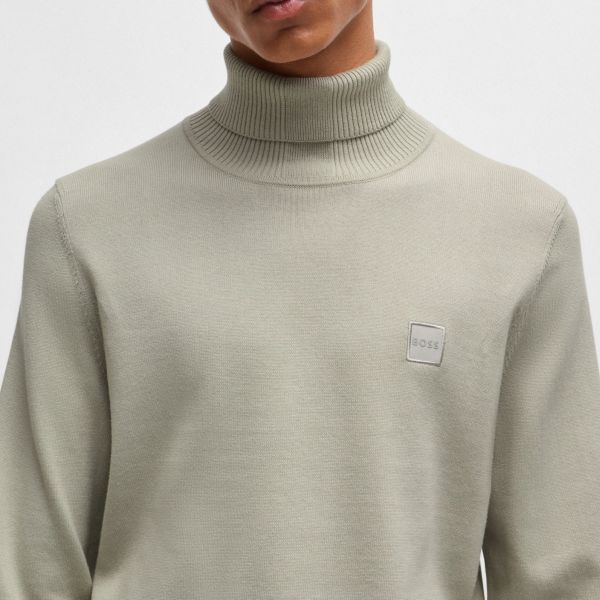 Boss Akiro Turtle Neck Sweater Beige