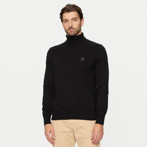 Boss Akiro Turtle Neck Sweater Zwart