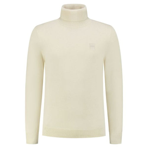 Boss Akiro Turtle Neck Sweater Off White
