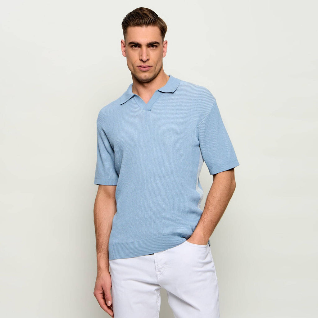 Boss Aravolo Polo Licht Blauw