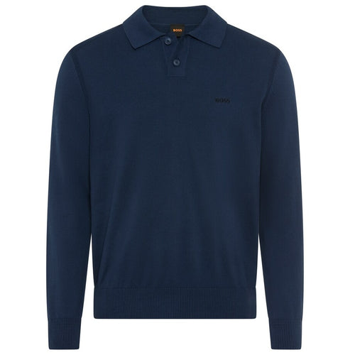 Boss Asac Polo Sweater Donker Blauw
