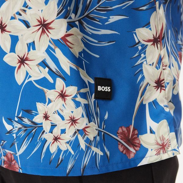 Boss Beach Overhemd Blauw