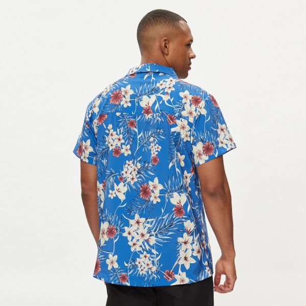 Boss Beach Overhemd Blauw