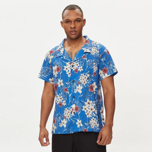 Boss Beach Overhemd Blauw