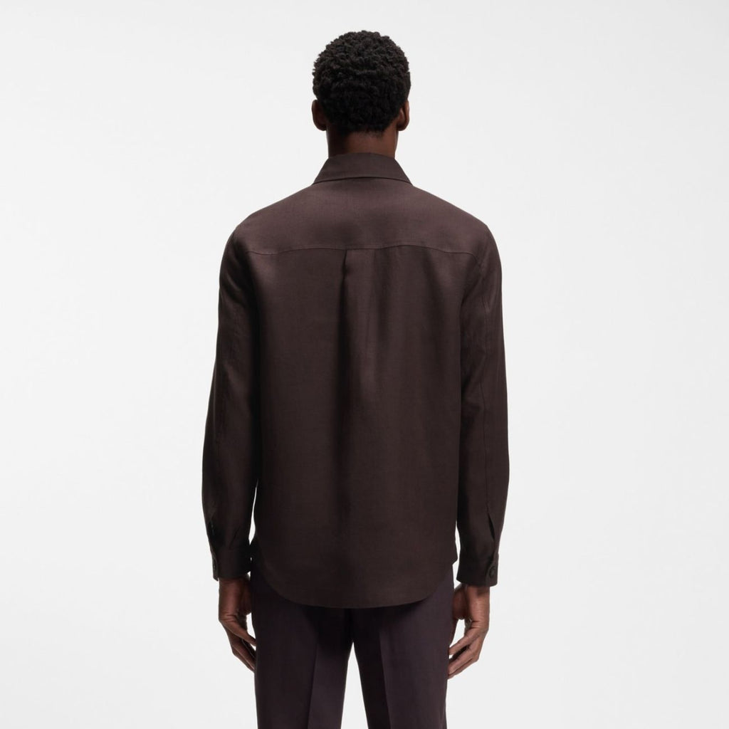 Boss Carper Overshirt Bruin