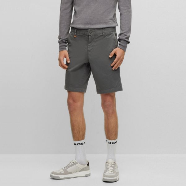 Boss Chino Short Antraciet