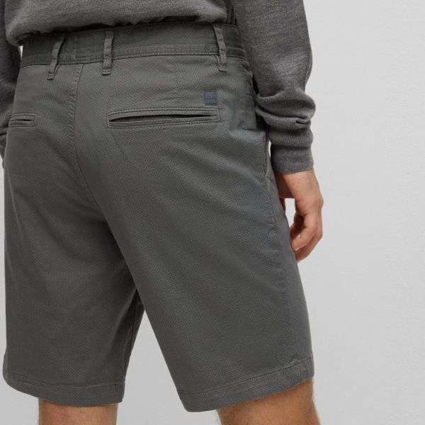 Boss Chino Short Antraciet