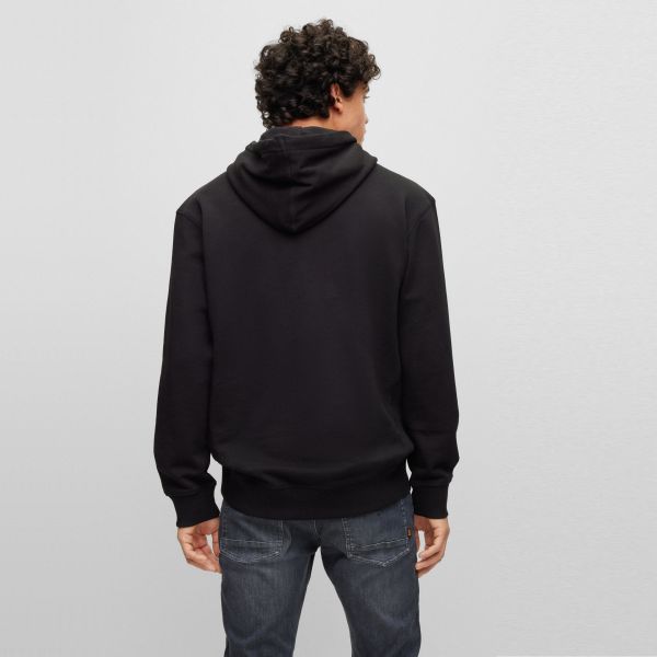 Boss Colour Logo Hoodie Zwart