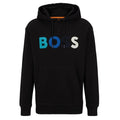 Boss Colour Logo Hoodie Zwart