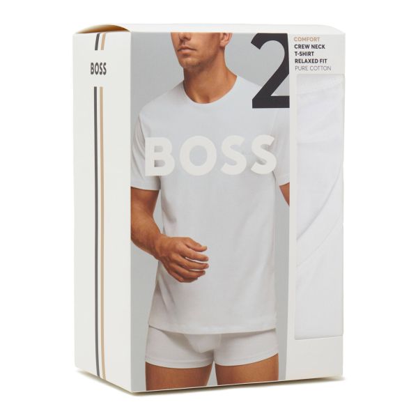 Boss Comfort T-shirt 2-Pack Wit