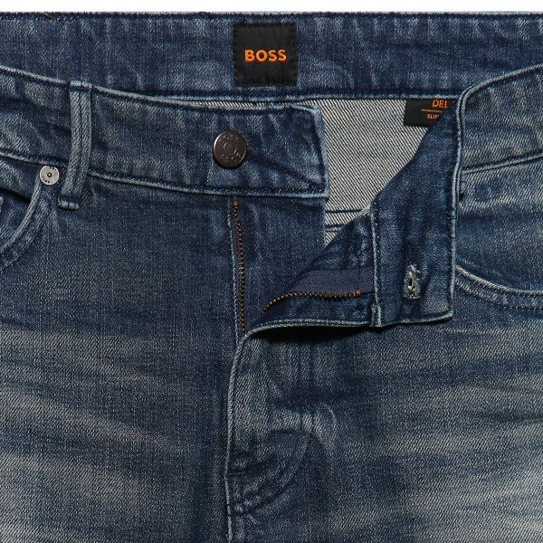Boss Delano Jeans Donker Blauw