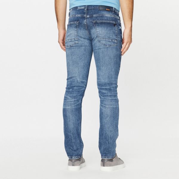 Boss Delaware Slim Jeans Blauw