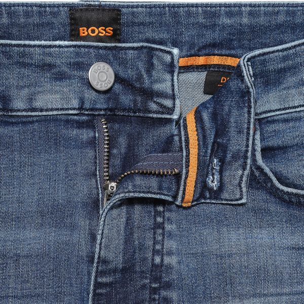 Boss Delaware Slim Jeans Blauw