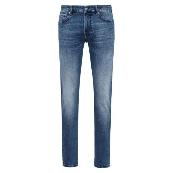Boss Delaware Slim Jeans Blauw