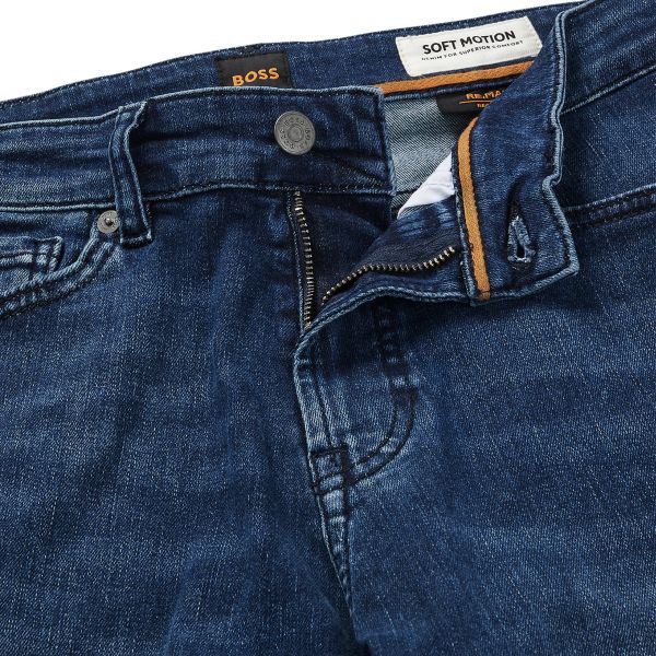 Boss Delaware Jeans Donker Blauw