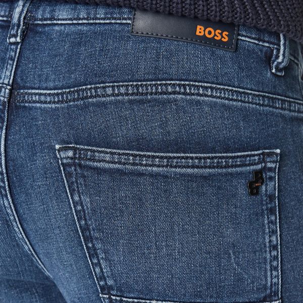 Boss Delaware Slim Jeans Navy