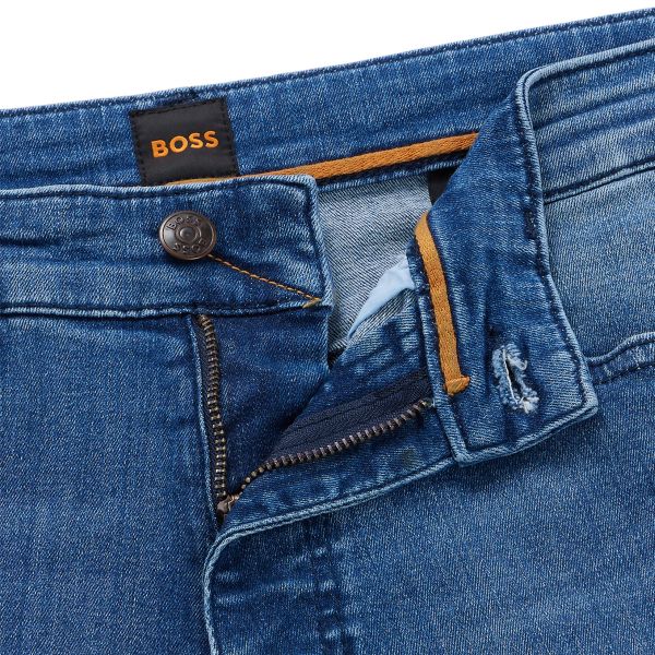 Boss Delaware Slim Jeans Blauw